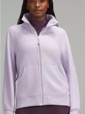 lululemon athletica Scuba full length Lavender Full-Zip Hoodie